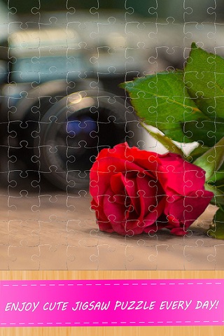 Valentine Flower Jigsaw Puzzle For Adults screenshot 4