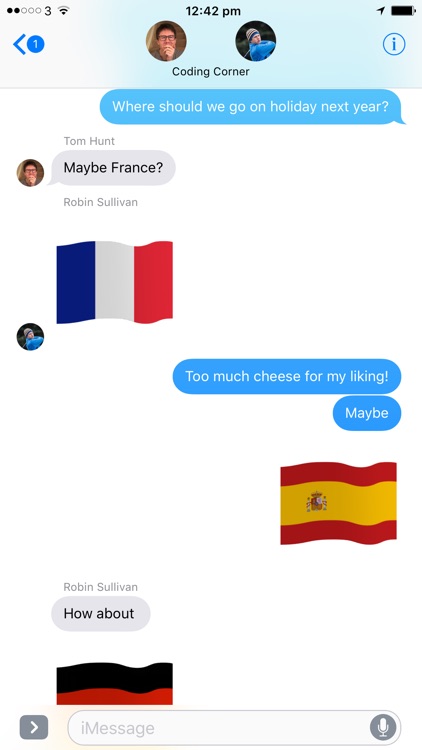 Euro Flags - Animated European flags stickers