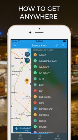 Buenos Aires Travel Guide with Maps(圖3)-速報App