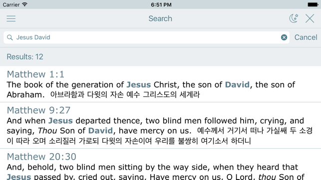 Korean English Bilingual Bible (성경 - King James)(圖4)-速報App