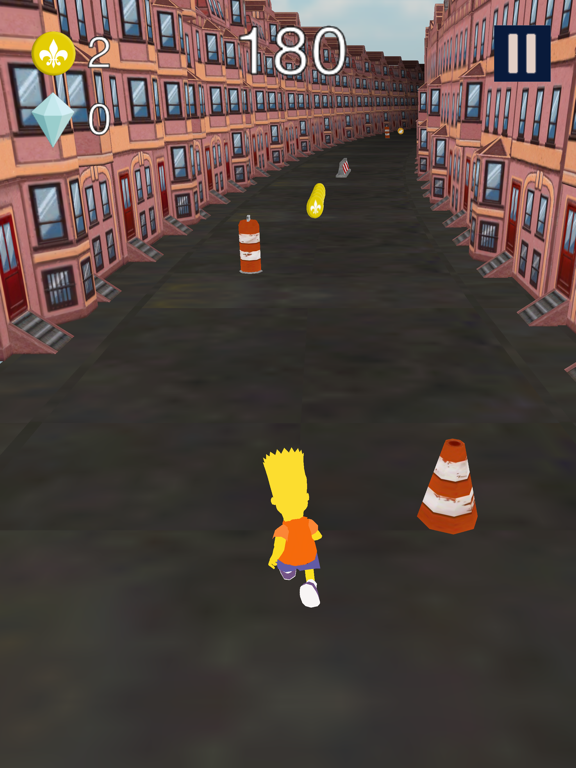 3D Tapped Family Runner Game for Simpsons fansのおすすめ画像1