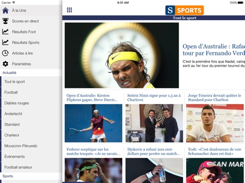 Le Soir Sports : l’actualité sportive belge screenshot 3
