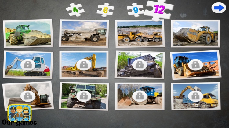 Big Trucks and Construction Vehicles JigSaw Puzzle