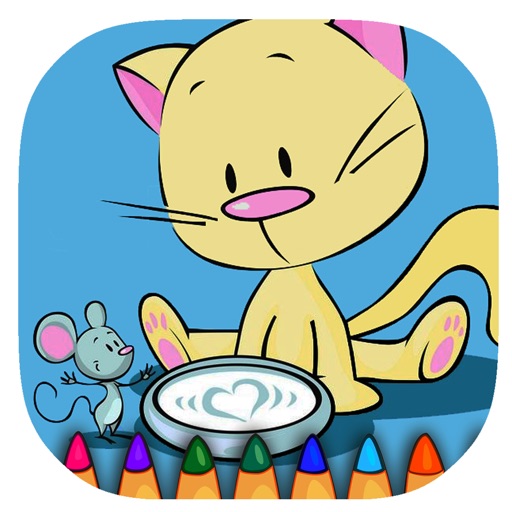 Toddler Free Mini Pets Game Coloring Book Version iOS App