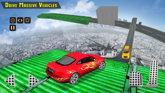 Roof Jumping Car Stunts : Impossible Tracks Driver(圖4)-速報App