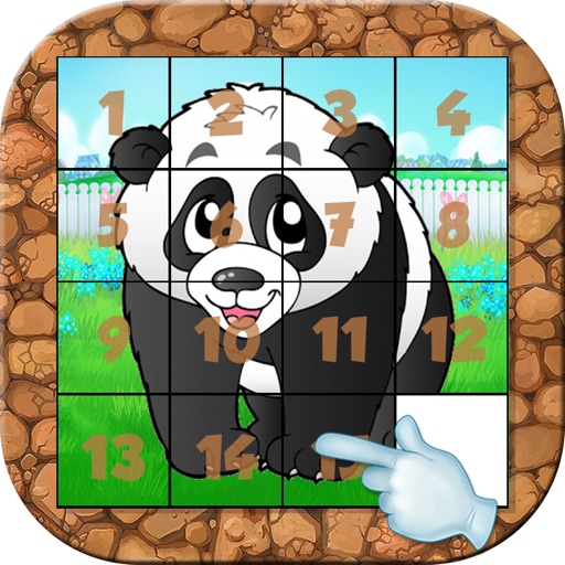 Zoo Slide Puzzle Kids Game Icon