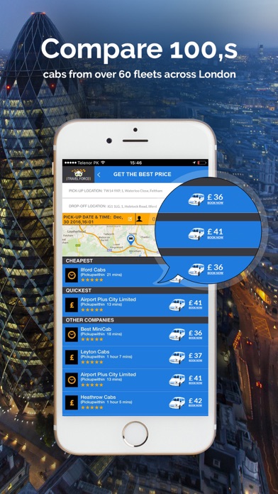 Screenshot #2 pour Travel Force - book minibus taxi in london & uk