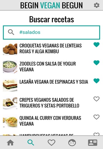 Begin Vegan Begun Recetas Veganas screenshot 4