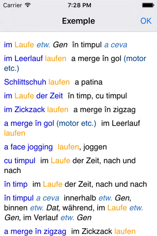 Lingea German-Romanian Advanced Dictionary screenshot 3