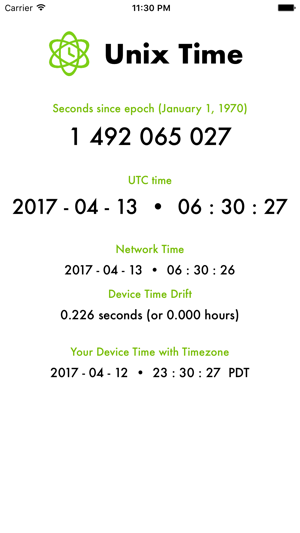 Unix Time UTC(圖1)-速報App