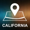 California, USA, Offline Auto GPS