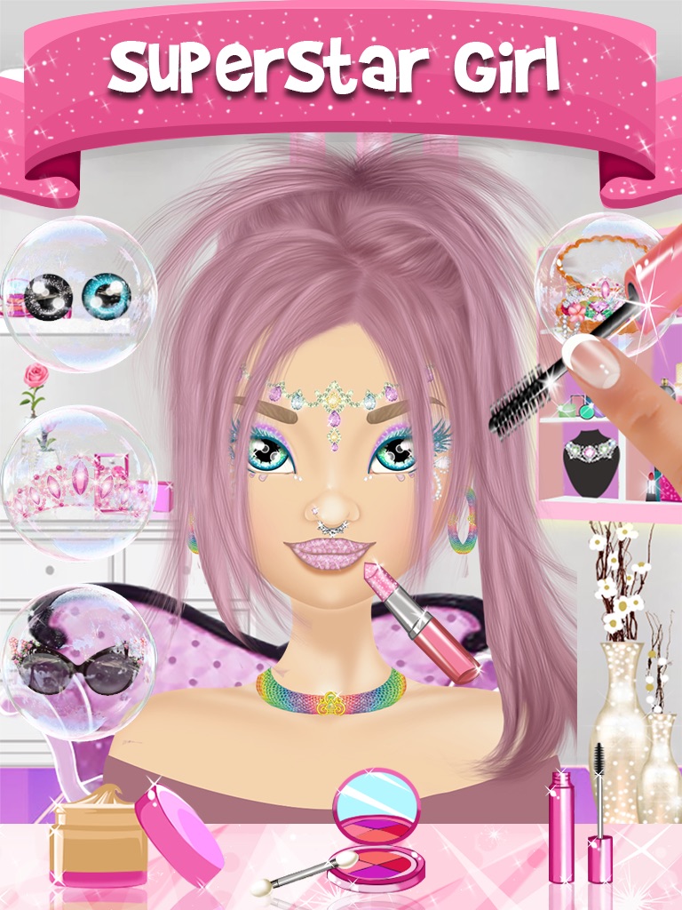 Superstar Doll Makeover Salon screenshot 3