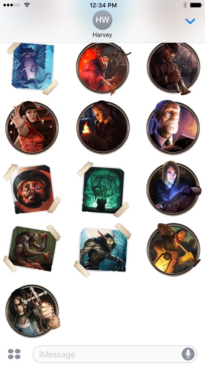 Arkham Horror Stickers