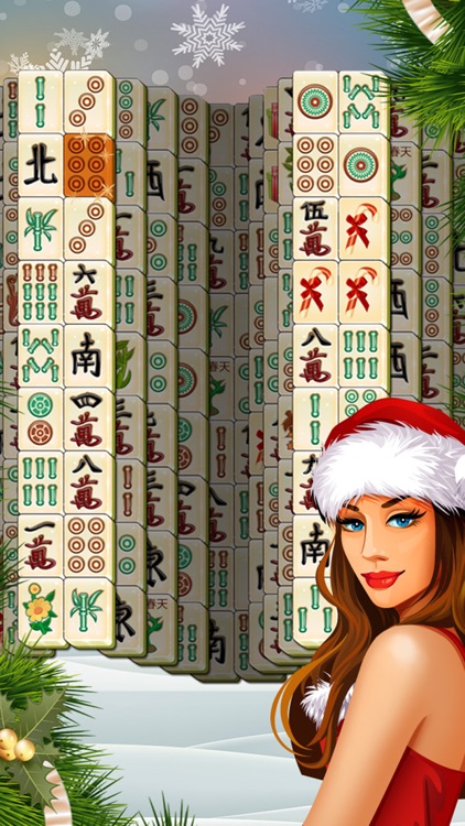 Christmas Mahjong 3D - Classic Winter Puzzle Game screenshot-3