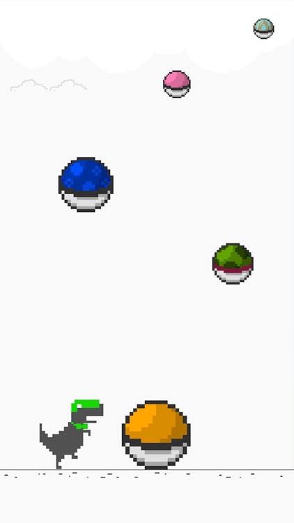 Pixel Color Ball Fell From The Sky
