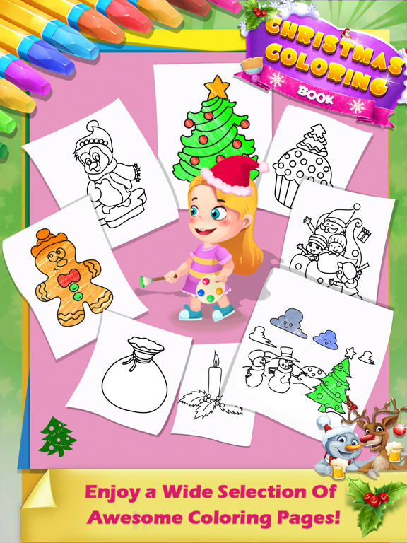 ✅2020 christmas colouring book iphone / ipad app download