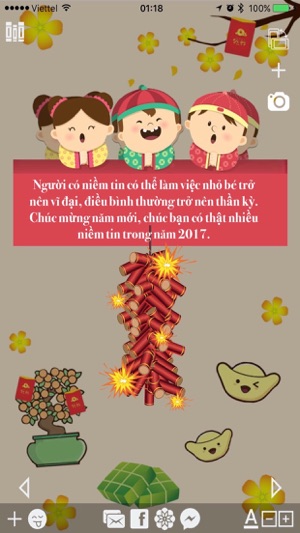 Làm thiệp Tết Xuân Đinh Dậu - Chụp hình Sticker(圖2)-速報App