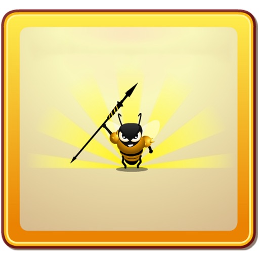 Angry bee-a cute little Bee Nectar icon