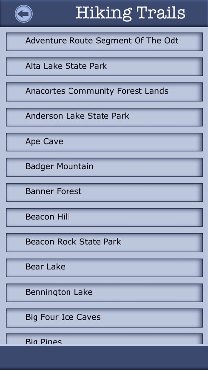 Washington Camping & Hiking Trails