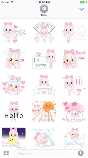 Zobia The Pretty Little Princess English Stickers(圖1)-速報App