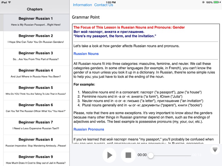 Intro to Russian Language and Culture for iPad screenshot-3
