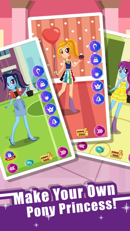 Pony Dress Up Game for Girls - My Little Equestria screenshot-3