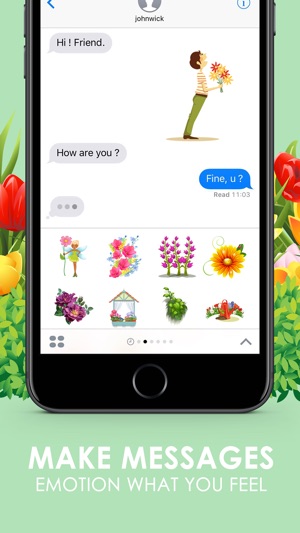 Flowers Blossom Stickers Themes by ChatStick(圖2)-速報App