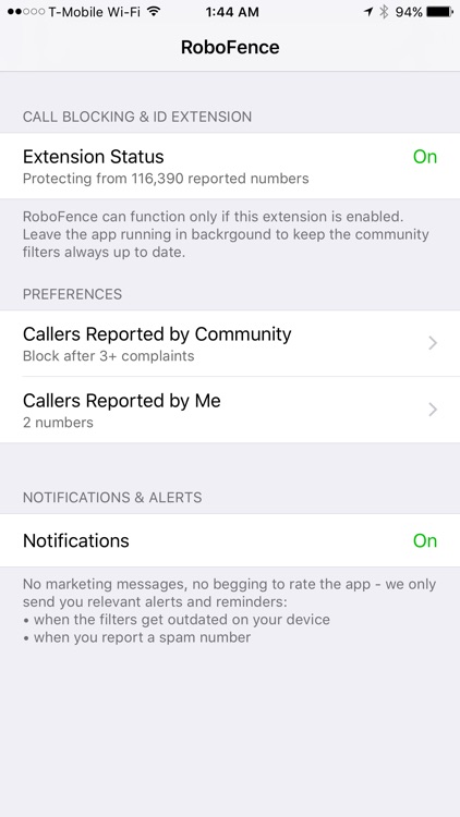 RoboFence - Block Robocalls, Respects Your Privacy