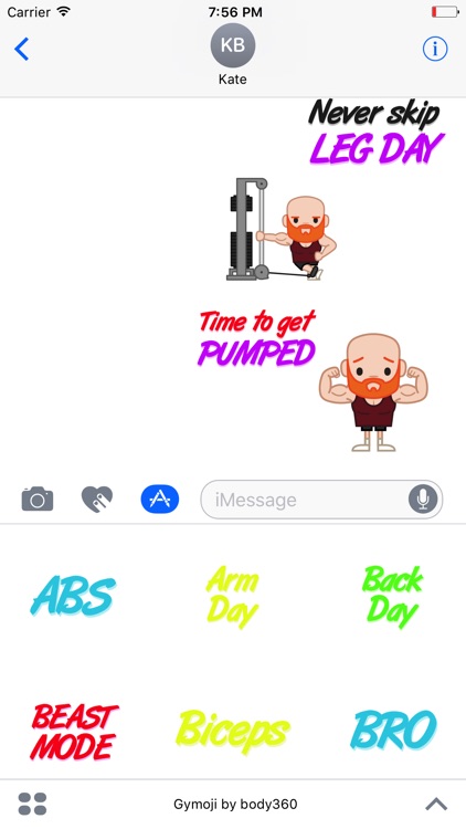 Gymoji - Fitness Stickers by body360