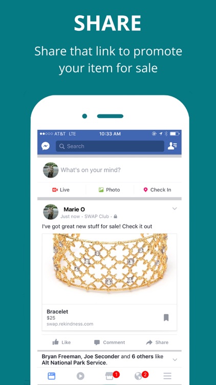 SWAP Club sell things socially