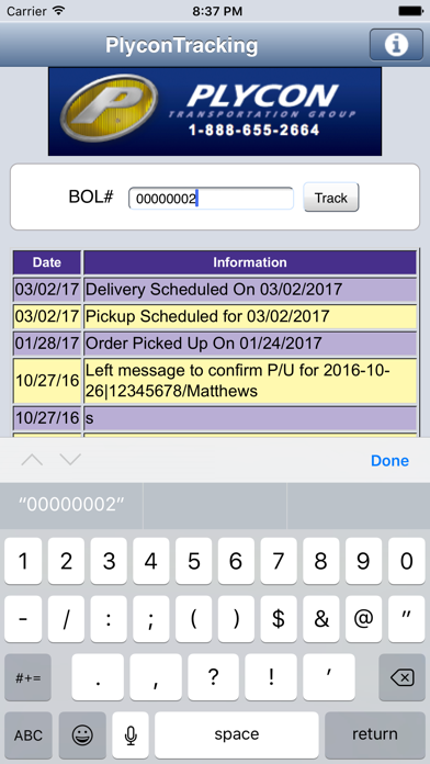 How to cancel & delete Plycon Vanlines Single BOL Tracker from iphone & ipad 2