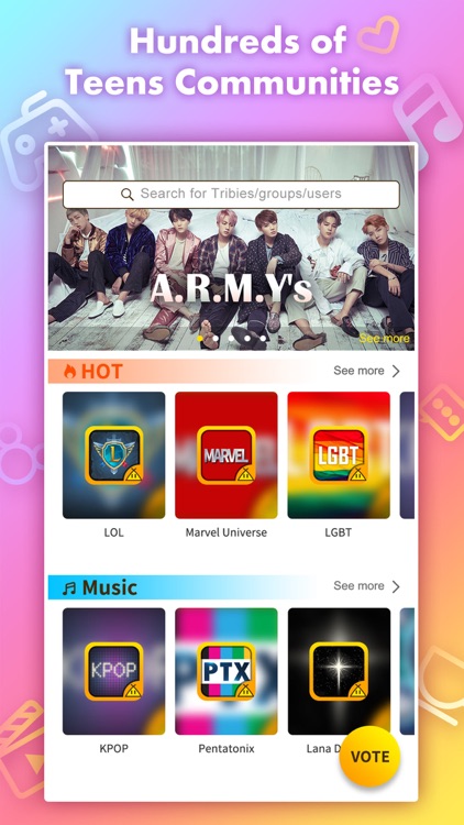 Tribbie - Chat Rooms & Forums Based on Interests