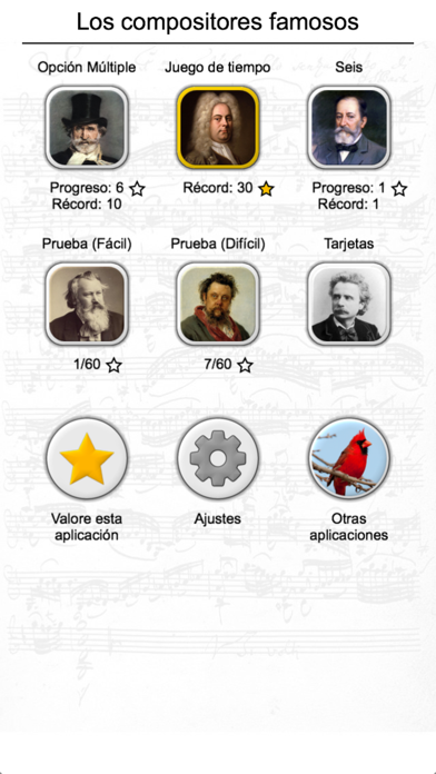 Compositores famosos de la música clásica - QuizCaptura de pantalla de3