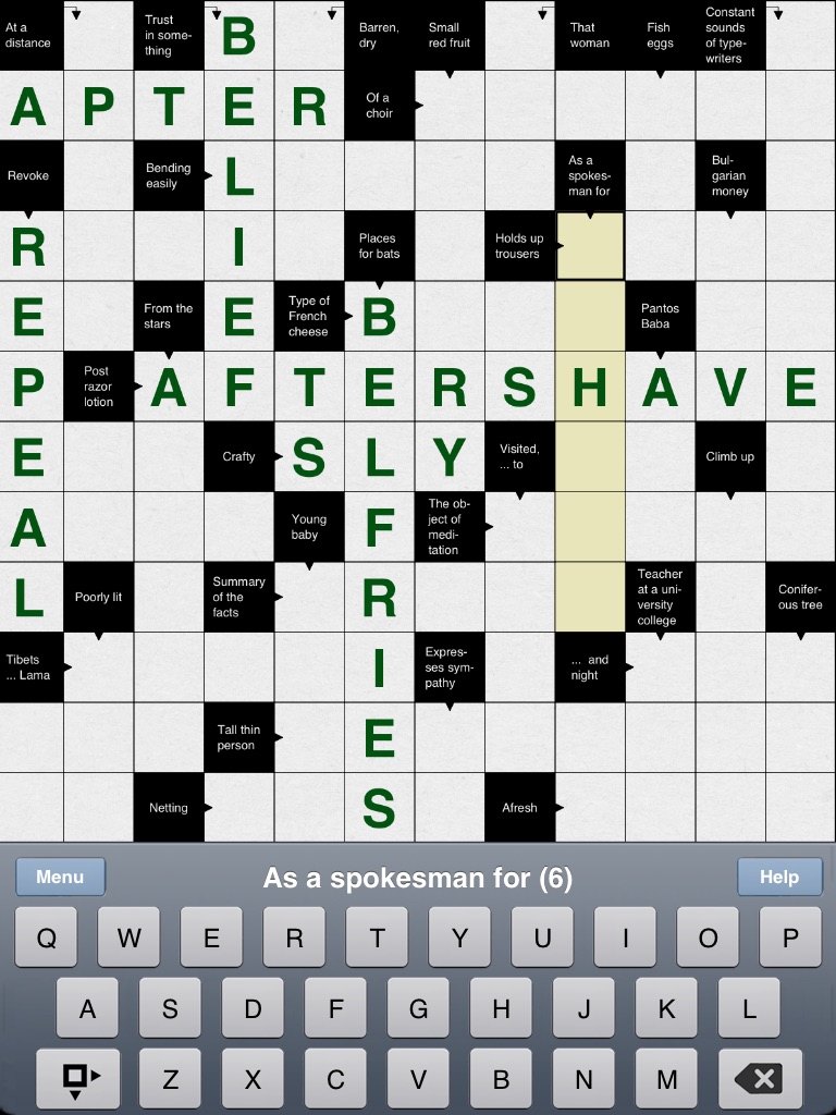 Crossword Plus: the Puzzle App screenshot 4