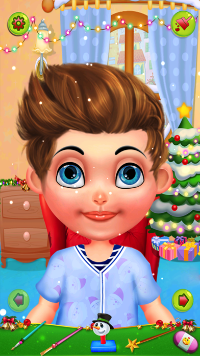 Face Paint Christmas - Kids Coloring Fun Party! screenshot 3