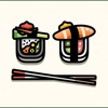 Japanese Food Doodle Stickers