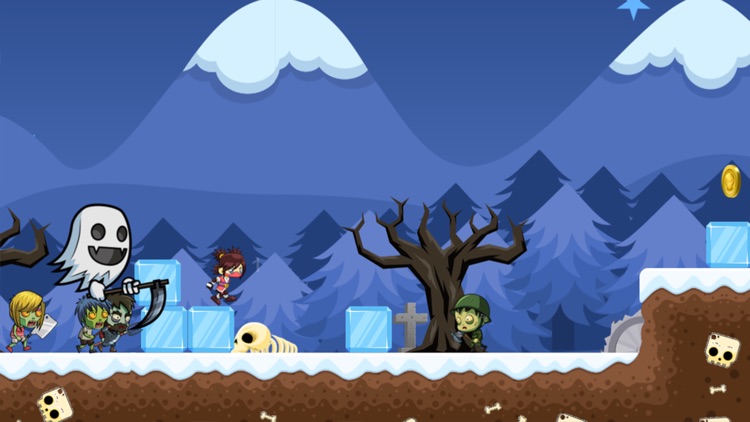 Super Ninja VS Zombie - Run And Fight In Graveyard