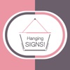 Hang a Sign! II (Pink/Dark Violet)