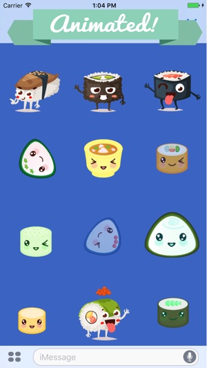 Animated Sushi Stickers for Messaging(圖1)-速報App