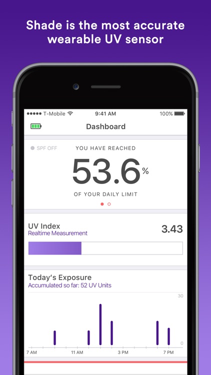 Shade - app for UV awareness screenshot-0