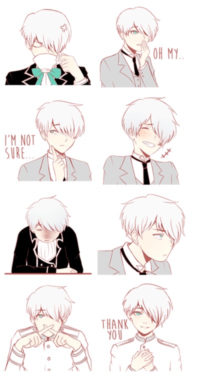 Cute Butler Stickers
