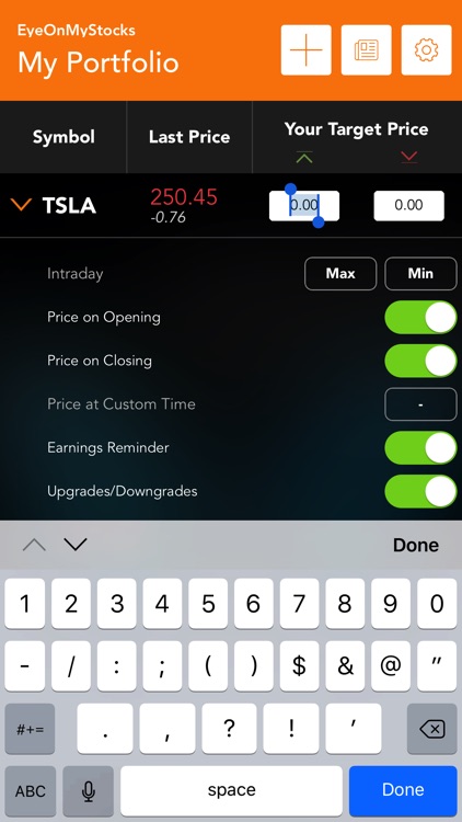 EyeOnMyStocks Real Time Stock Alerts & Market News