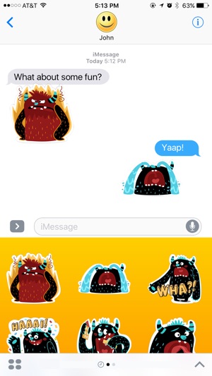 Geometry Monster for Dash - Stickers For iMessage(圖2)-速報App