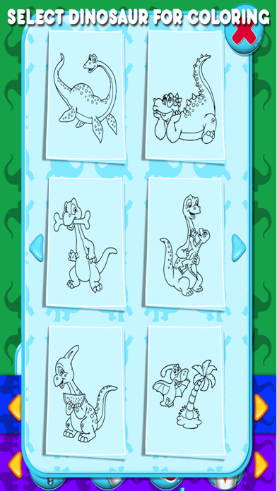 Dinosaurs Kids Coloring Book Pro screenshot 2