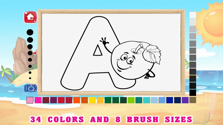 123 Abc Alphabet Kids Coloring Book Free Phonics By Jadet Daengsaengtien