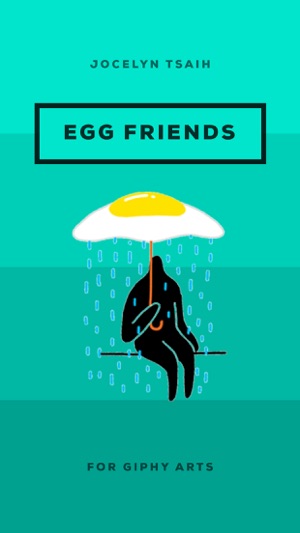 Egg Friends. Animated Stickers by Jocely
