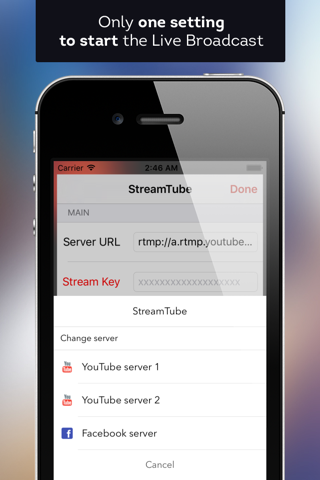 StreamTube Lite - Live Broadcast for YouTube & FB - náhled