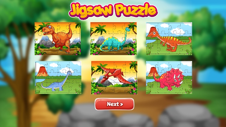 Dinosaur Park Jigsaw Puzzle Jurassic Dino World