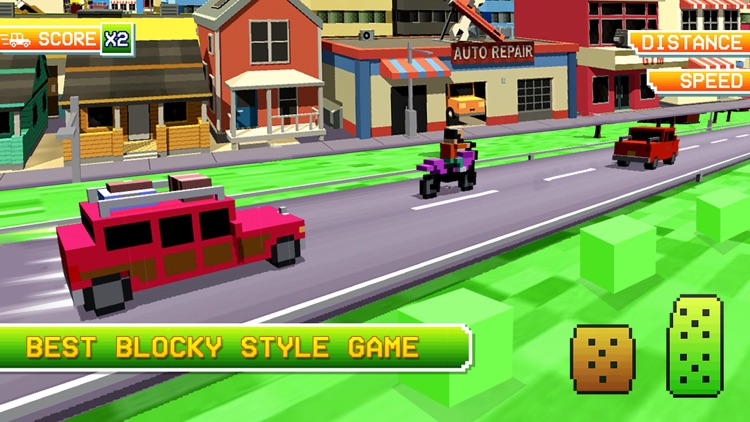 Blocky Risky Drive: City Highway & Parking HD