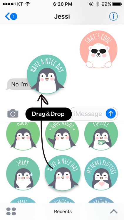 Animal stamps sticker pack screenshot-3